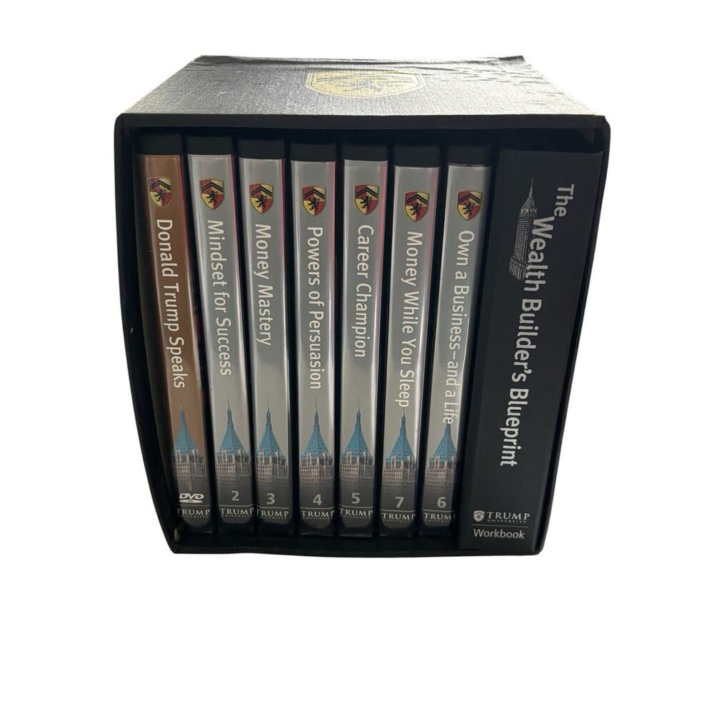 Donald Trump University "The Wealth Builder's Blueprint" 7 DVDs & Workbook - Picture 3 of 3